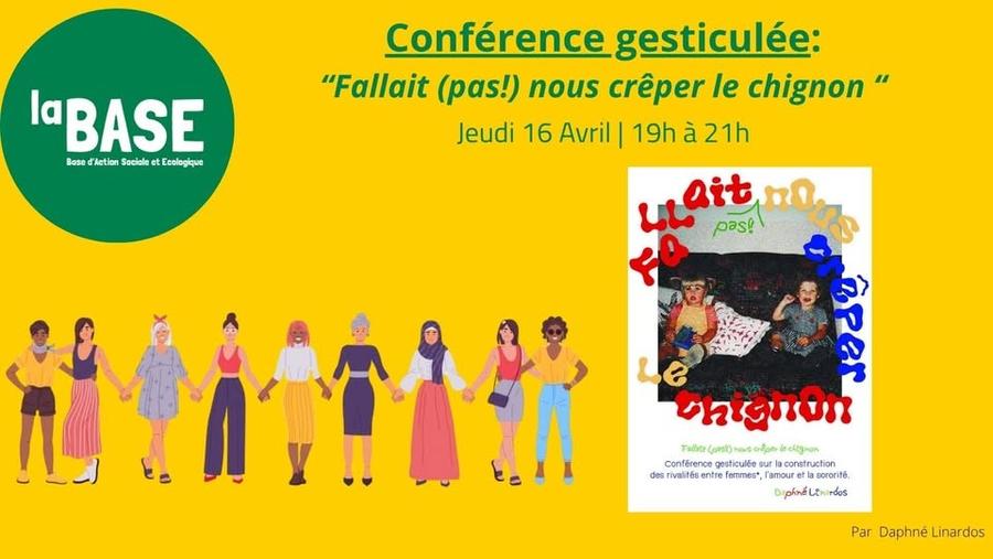 🗣️♀️ Conférence gesticulée: "Fallait (pas!) nous crêper le chignon"
