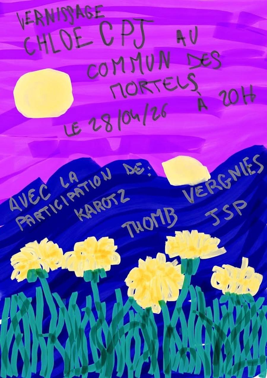 Vernissage Chloé Cpj - DjSets Karotz, ThomB, Vergnies, Jsp