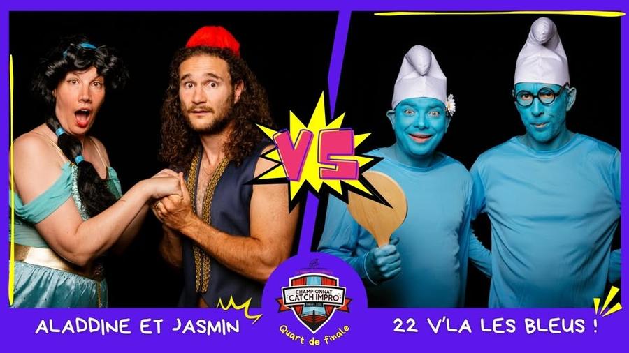 QUART DE FINALE - Aladdine et Jasmin VS 22 Vla les bleus 