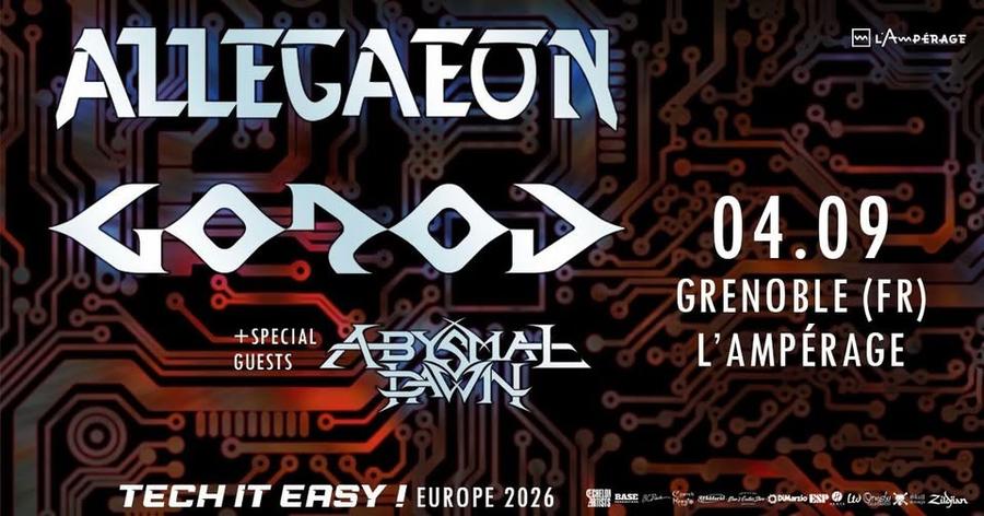 ALLEGAEON + GOROD + ABYSMAL DAWN