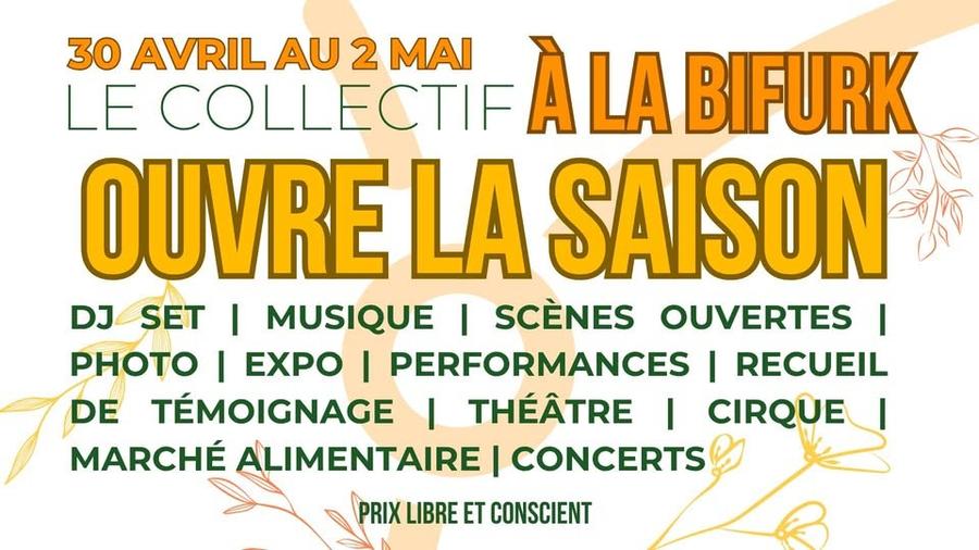 Le Collectif ouvre la saison à la Bifurk !