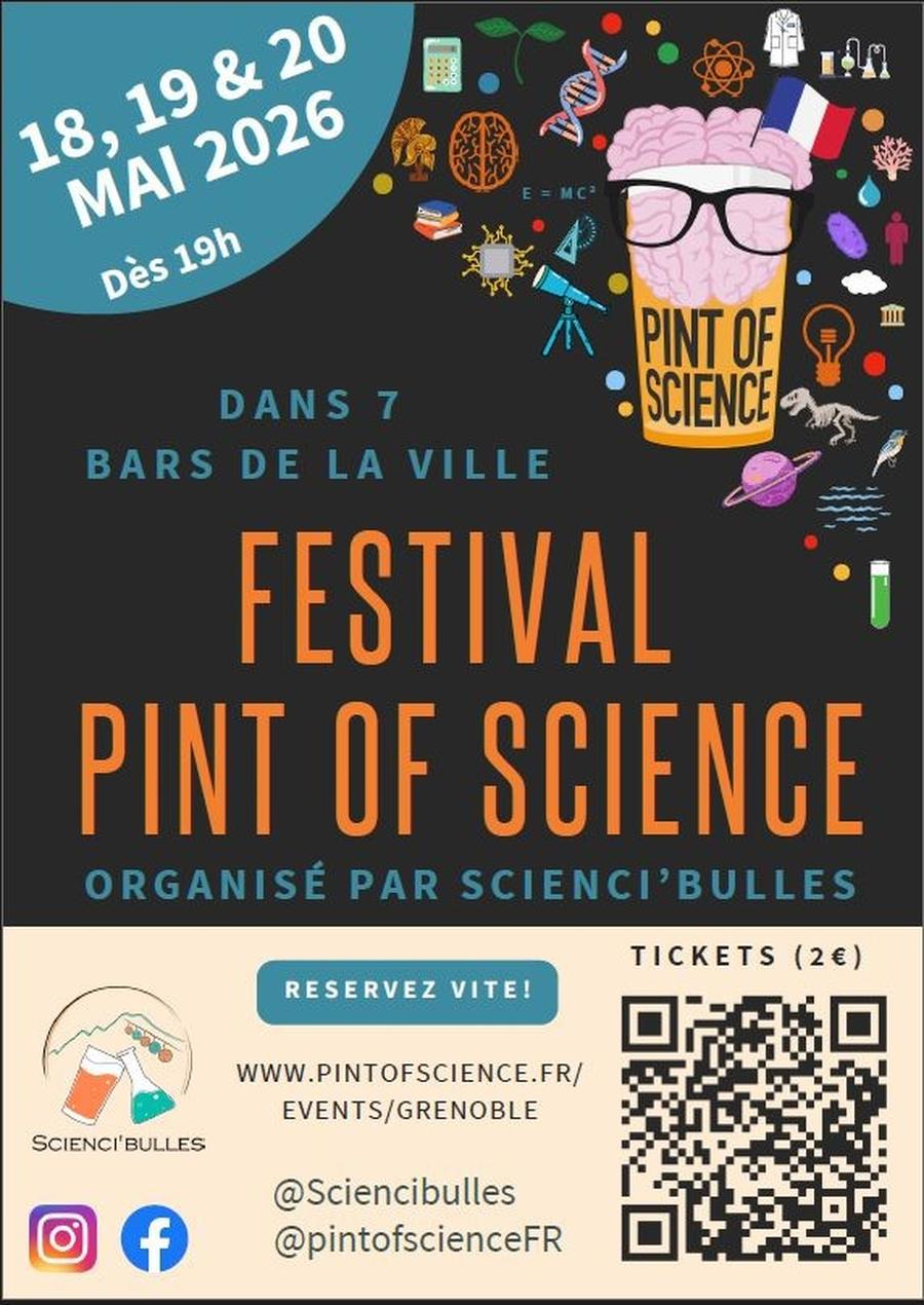 FESTIVAL PINT OF SCIENCE ⌜vulgarisation scientifique⌟
