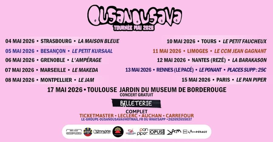 COMPLET - OUSANOUSAVA - 6 MAI 2026 - GRENOBLE