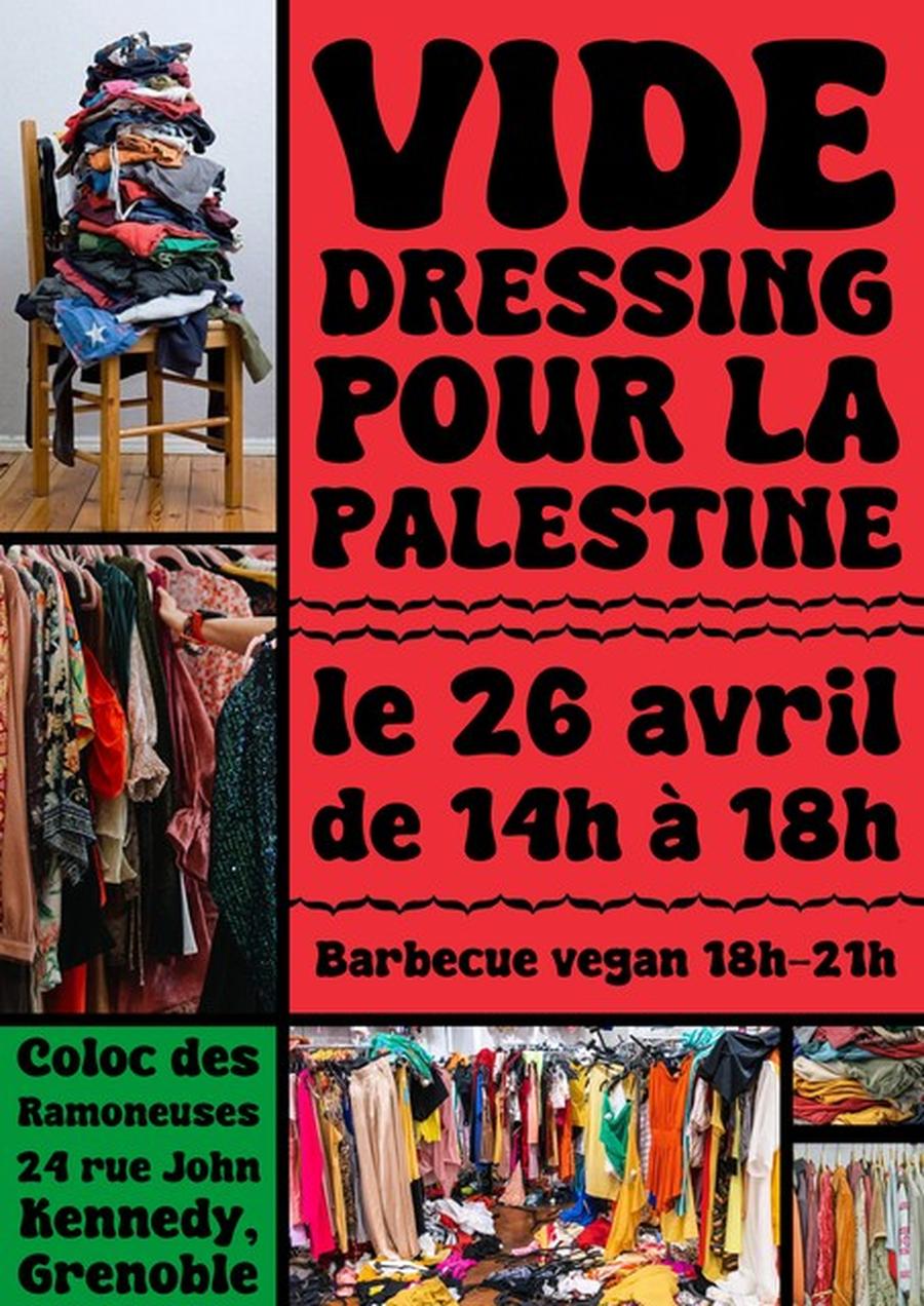 Vide dressing pour la Palestine