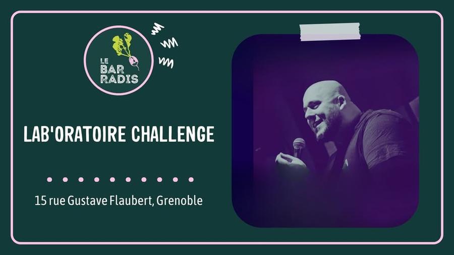 May be an image of text that says 'W wM m m LE BAR RADIS LAB'ORATOIRE CHALLENGE 15rueGustaveFlaubert,Grenoble 15 rue Gustave Flaubert, Grenoble'