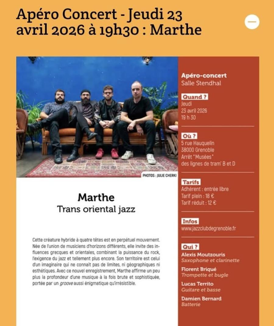 MARTHE Trans Oriental Jazz