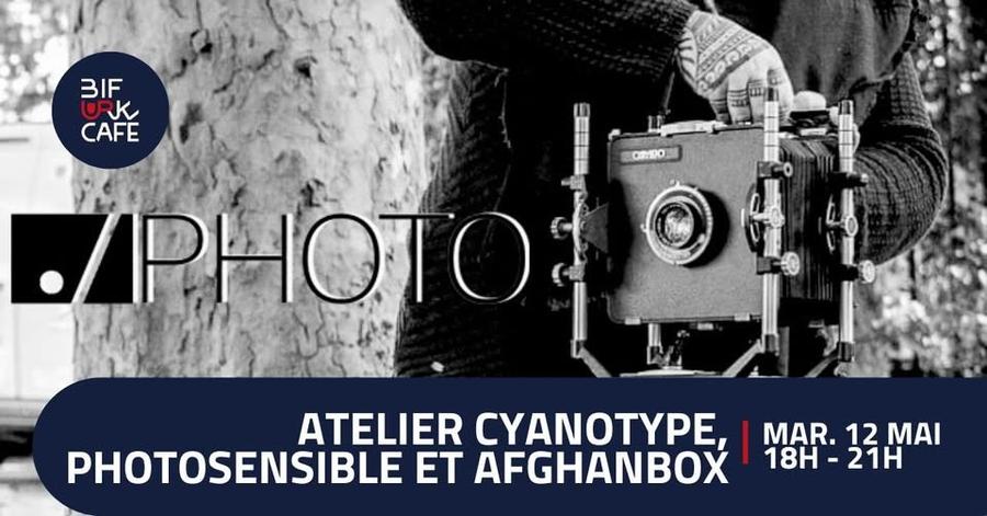 Atelier Cyanotype, photosensible & afghanbox