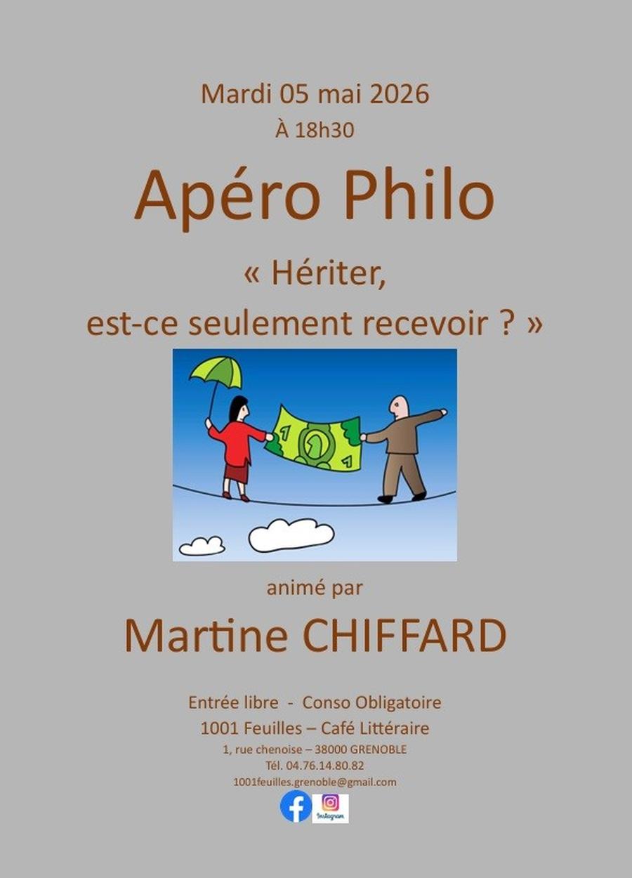 APERO PHILO "Hériter, est-ce seulement recevoir ?"