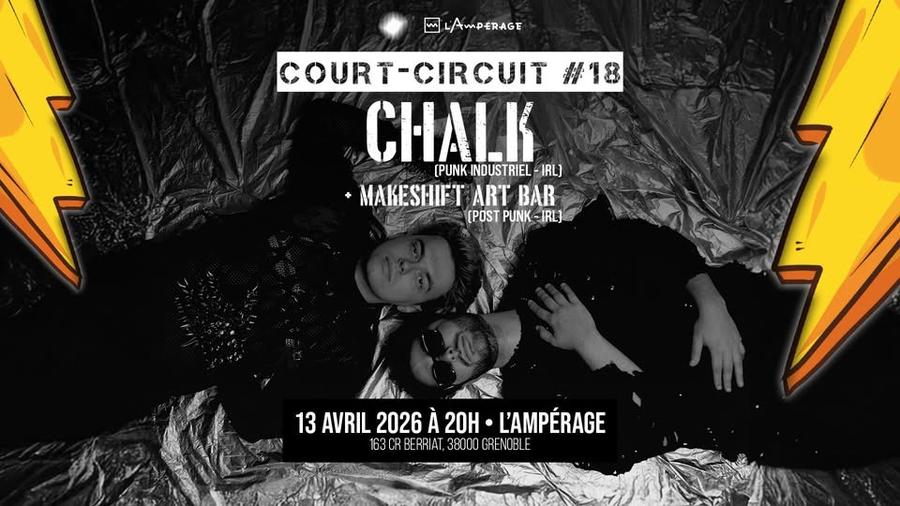 Court-Circuit #18 • Chalk + Makeshift Art Bar